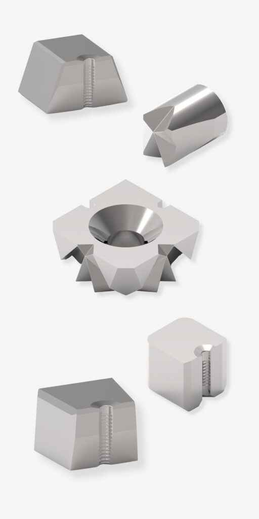 Selection of die inserts and holders from Sumar